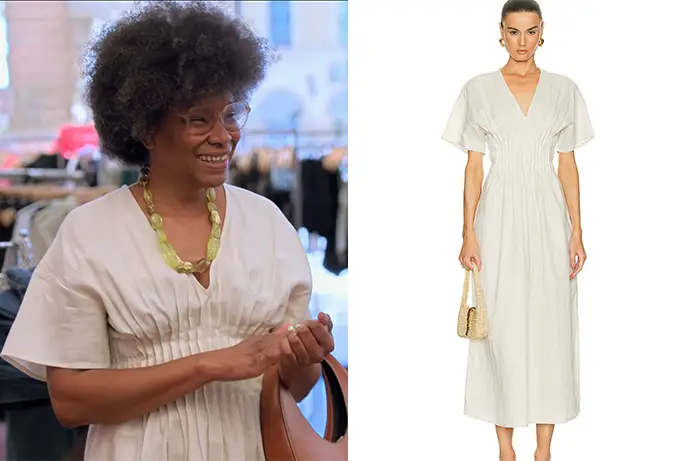 QUEER Nicole’s pleated dress S9E02