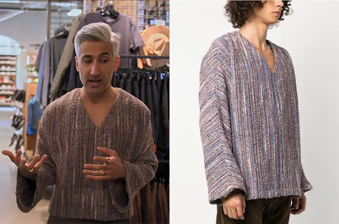 QUEER Tan’s knit sweater S9E10