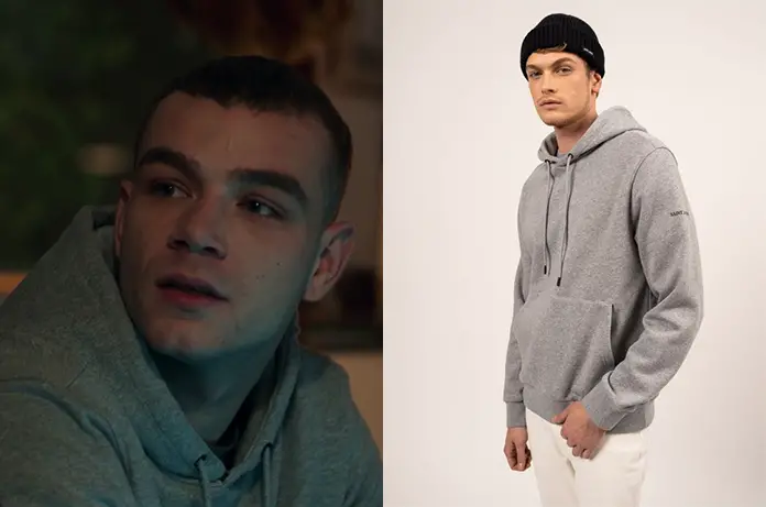 C’EST PARIS sweat capuche gris Jordan dans l’épisode